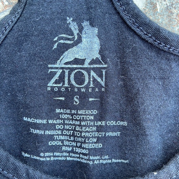 Zion Rootswear Women's Black Bob Marley Rasta Racerback Tank Top - Picture 10 of 12